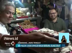 Bersaing, 2 Cagub Jateng Sudirman dan Ganjar Makan Malam Bersama