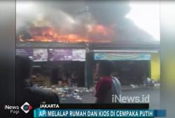 Kebakaran di Cempaka Putih, 22 Damkar Diterjunkan