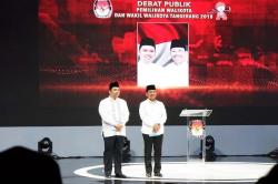Debat Pilwalkot Tangerang, Arief-Sachrudin Janjikan Tiap RW Dua Pasar