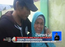 Rumah Rusak Digoyang Gempa, Nenek di Banjarnegara Histeris
