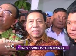 Divonis 15 Tahun, Ini Tanggapan Setya Novanto