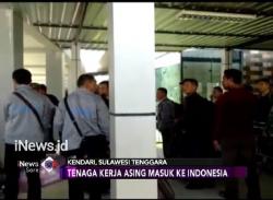 Tenaga Kerja Asing asal China Penuhi Bandara Halu Oleo