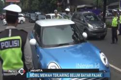 Gelar Razia, Polisi Temukan Mobil Mewah Belum Bayar Pajak