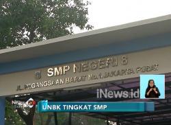 UNBK Hari Ketiga, SMPN 8 Jakarta Pinjam Laptop Siswa dan Orang Tua MuridÂ 