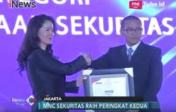 MNC Sekuritas Kembali Raih Penghargaan Digital Brand of The Year 2018