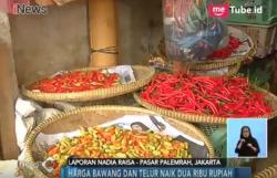 Jelang Ramadan, Harga Sembako di Pasar Palmerah Turun