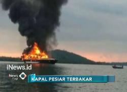 Kapal Berbendera Malaysia Terbakar di Batam, 6 Kru Kapal Hilang