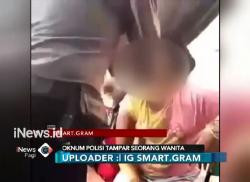 Video Oknum Polisi Tampar Wanita Jadi Viral