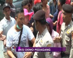 Tolak Revitalisasi Pasar, Mahasiswa dan Pedagang Bentrok dengan Polisi