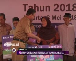 Pemprov DKI Bagikan 12.000 Kartu Lansia Tahap Pertama