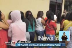 Gelar Razia Pekat, Polrestabes Medan Ciduk 21 Wanita Penghibur