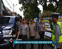 Kunjungi Keluarga Aipda Denny Setiadi, Kapolri Kabulkan Permintaan Istri Korban