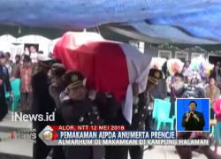 Jenazah Aipda Marhum Prenje Diusung Kapolres Alor dan Dansat Brimob