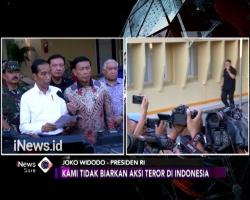 Kunjungi Korban, Jokowi Perintahkan Kapolri Usut Tuntas Pelaku Bom