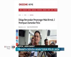 Diduga Akan Serang Polisi, Petugas Amankan 2 Wanita di Depok