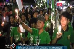 Aksi Damai Kecam Teror Bom Digelar di Sejumlah Daerah