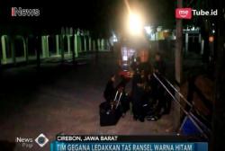 Diduga Bom, Tim Jihandak Ledakkan Tas Ransel di Cirebon