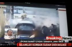 Detik-Detik Ledakan di Mapolrestabes Surabaya