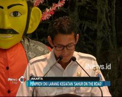 Pemprov DKI Larang Sahur On The Road Selama Ramadan