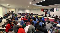 Serikat Pekerja JICT Buka Puasa bersama Ratusan Buruh Pelabuhan