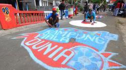 Kampung di Boyolali Dihiasi Pernak-pernik Piala Dunia 2018