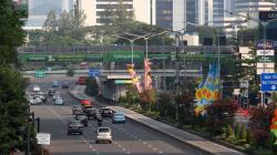Menikmati Jalan Sepi dan Lengang di Jakarta