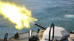 Meriam 30 Mm KRI Tombak-629 Berhasil Hancurkan Sasaran