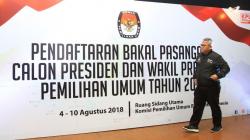 KPU Buka Pendaftaran Bakal Capres dan Cawapres Pemilu 2019