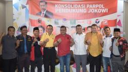 Foto Pertemuan 9 Sekjen Parpol Pendukung Jokowi 