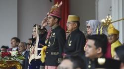 Foto Upacara Peringatan Detik-Detik Proklamasi Kemerdekaan ke-73 di Istana Merdeka