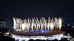 Pesta Kembang Api Meriahkan Pembukaan Asian Games 2018