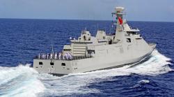 Satgas Rimpac TNI AL Gelar Upacara Kemerdekaan RI di Samudera Pasifik