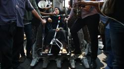 Eksekusi Lahan UIN Ricuh, Perempuan Berkursi Roda Adang Alat Berat