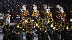 Marching Band Akmil dan Akpol Meriahkan Penutupan Asian Games 2018