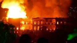 Museum Nasional Brasil Berusia 200 Tahun Hangus Terbakar