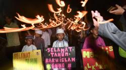 Foto-Foto Pawai Obor Tahun Baru Islam 1440 Hijriah di Berbagai Daerah