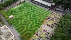 Begini Wajah Baru Taman Alun-Alun Bandung Setelah Direvitalisasi