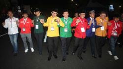 Kompak, Sekjen Parpol Pendukung Jokowi-Ma'ruf Amin Tiba di KPU