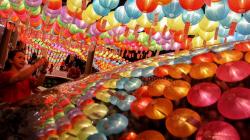 Warga Tionghoa Pekanbaru Rayakan Festival Kue Bulan