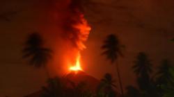 Gunung Soputan Muntahkan Lava Pijar