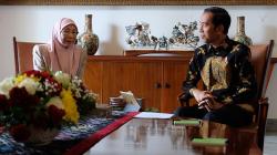 Presiden Jokowi Bertemu Istri Anwar Ibrahim di Istana Bogor