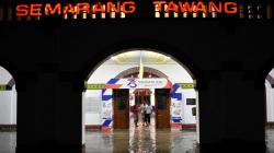 Penampakan Stasiun Tawang Semarang Terendam Banjir