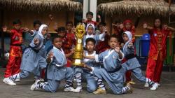 Atlet-Atlet Muda Kungfu Surabaya Bersatu Juara Umum BIKC