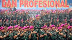 Prajurit Baret Ungu Sambut Dankormar Baru di Bhumi Marinir Karangpilang