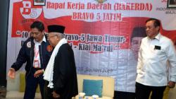 Ma'ruf Amin Hadiri Rakerda Bravo-5 Jawa Timur