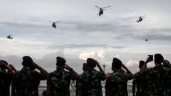 Aksi Helikopter AS 565 MBE Puspenerbal Amankan Perairan Indonesia