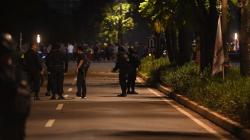 Polisi Jaga Ketat Lokasi Ledakan di Parkir Timur Senayan