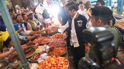 Presiden Jokowi Sapa Warga dan Pedagang Pasar Sentral Gorontalo