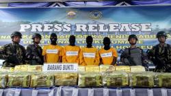 TNI AL Gagalkan Penyelundupan 50 Kg Sabu dari Thailand