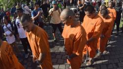 Polisi Pamer 20 Bandar Narkoba saat CFD di Denpasar Bali